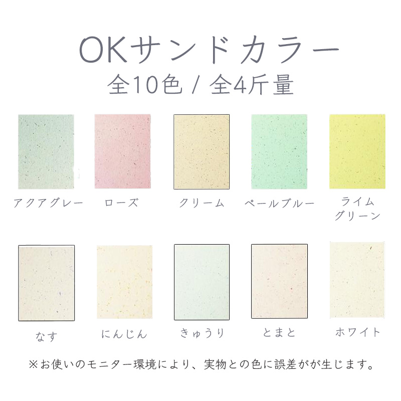 OKサンドカラー 170kg(0.29mm) なす A6 10000枚 商品画像サムネイル2