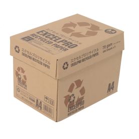 APPJ 再生コピー用紙 エクセルプロリサイクル A4 2500枚 ( 500枚 × 5冊 / 箱 )56箱 ※信越(長野県、新潟県) パレット納品限定のカラーバリエーションなど