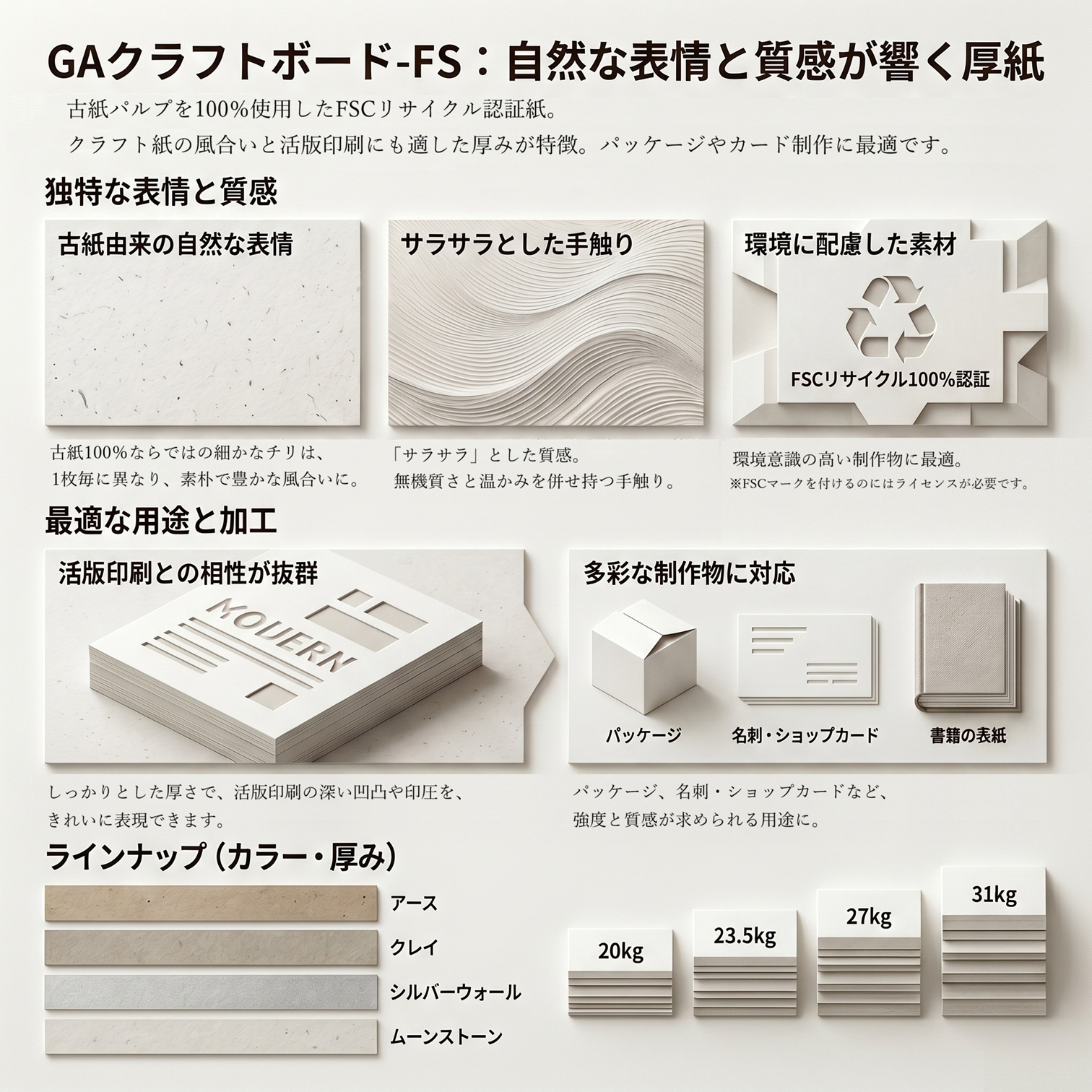GAクラフトボード-FS 31kg(0.47mm) 商品画像サムネイル2