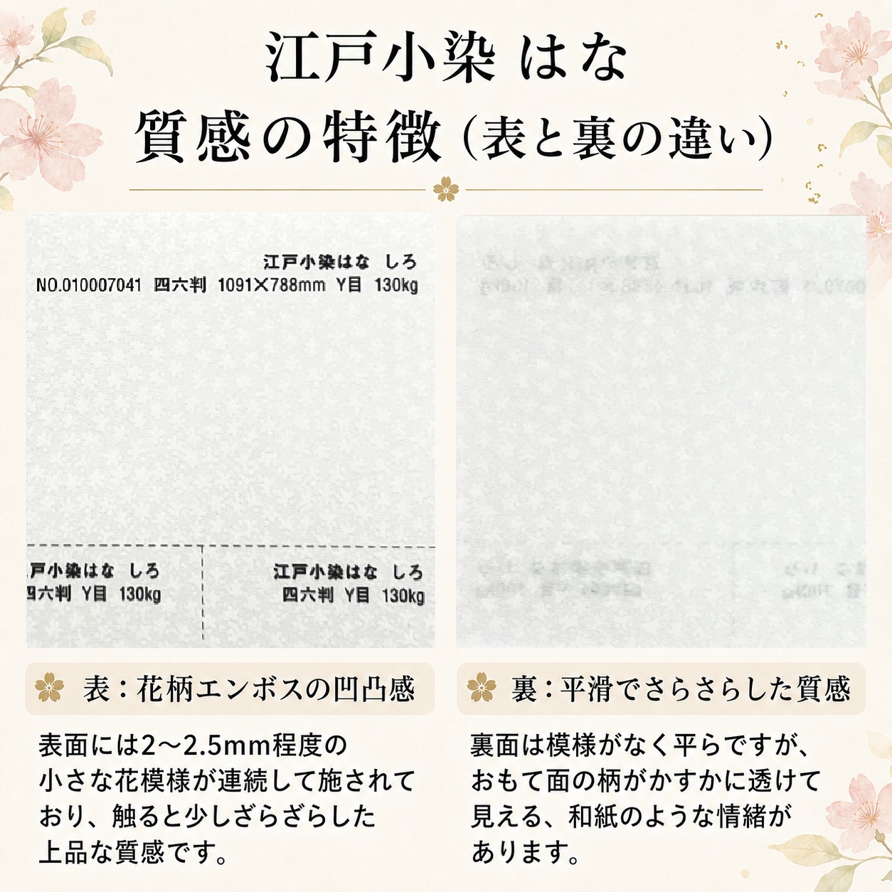 江戸小染はな 70kg(0.12mm) 商品画像サムネイル3