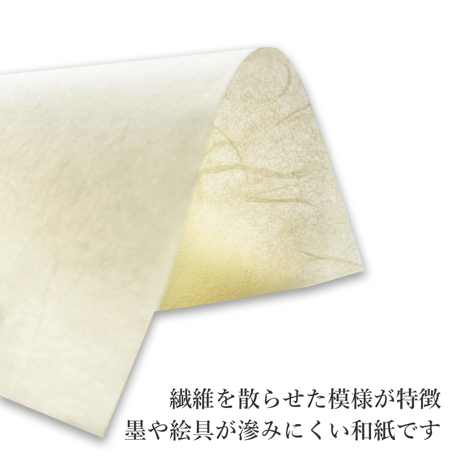 雲竜紙 (サイズ入り) 白(No.3835)/未晒(No.3836)  32.5kg(約0.08mm) 商品画像サムネイル1