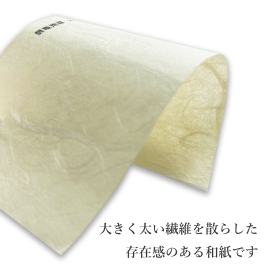 雲竜紙 荒目 白 45.5kg(約0.15mm)No.3841/未晒 35.8kg(約0.10mm)No.3842のカラーバリエーションなど