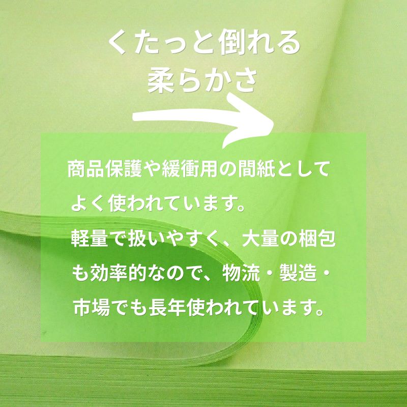 中筋ロール(日和色) うぐいす紙 23.5kg 半切 5000枚 商品画像サムネイル2
