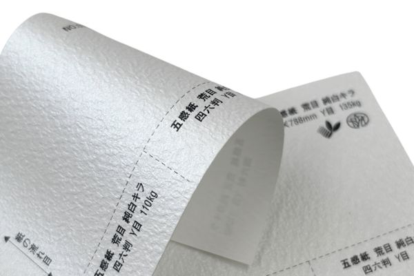 純白キラのパール光沢イメージ