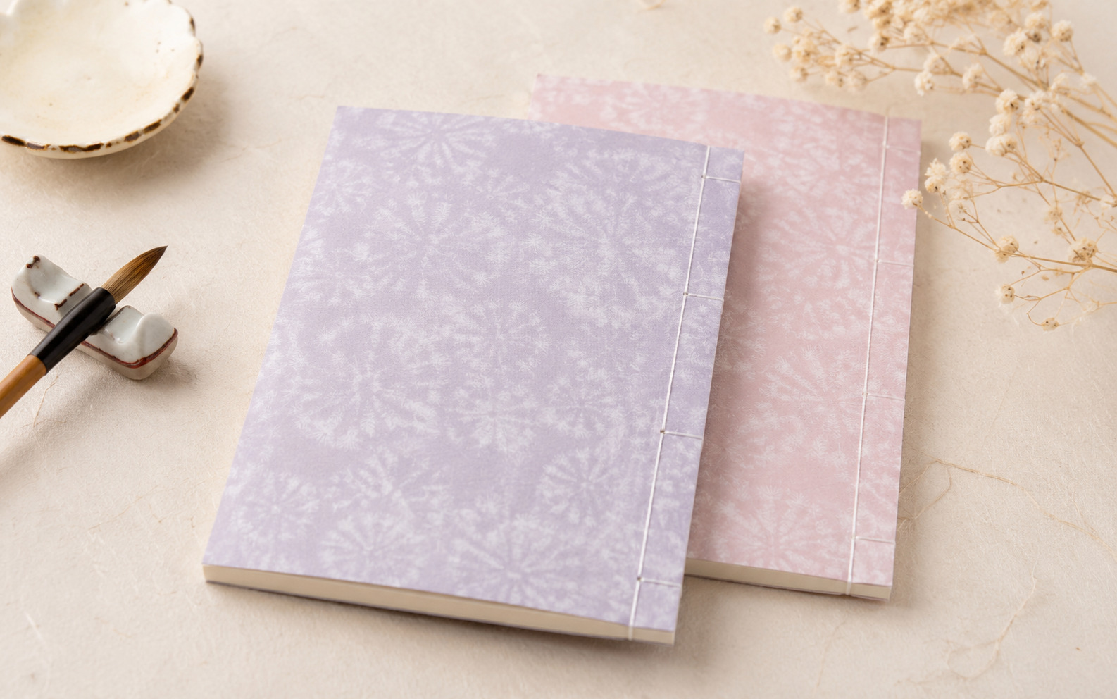 菊花を使った俳句集・詩集・小冊子の表紙例
